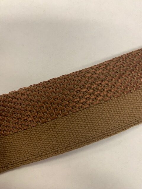 Medium Brown Cloth Windlace – Sold by the Foot