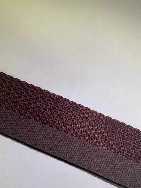Dark Brown Cloth Windlace – Sold by the Foot