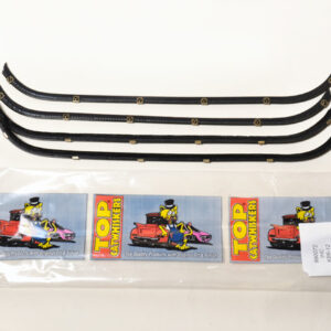 1940-49 International KB 6-12 Series / 1937-40 D Series - Belt Weatherstrip with Clips - Formed