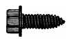 Hex Washer Head Bolt 5/16-18 x 1 Black