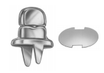 Single Black Common Sense Fastener