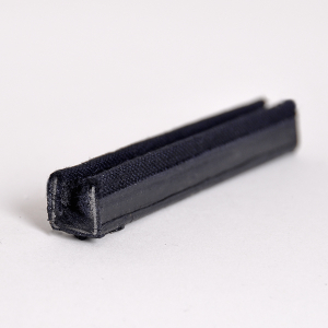 Window Channel – 96" Rigid Pile Lining /Rubber Covered Channel - Image 2