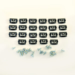 1970-1976 Dart Demon, Duster 2 Door Hardtop; 23 Piece Rear Window Clip Kit