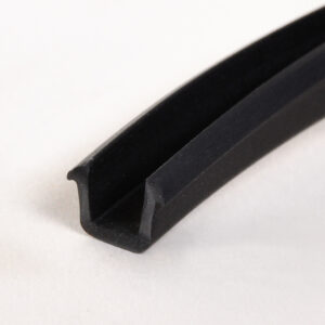 Weatherstrip Glass Setting Channel Glass Size 1/4 Height 1/2 – Sold by the Foot
