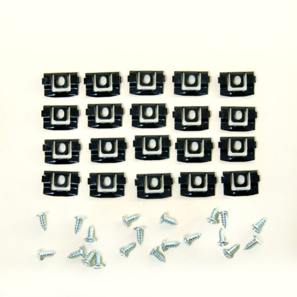 1970 Dodge Challenger 2 Door Hardtop; 20 Piece Rear Window Clip Kit