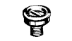 Durable Dot Fastener Black 8-32 x 3/8 Slotted