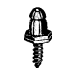 Lift the Dot Fastener Nickel Baby Stud